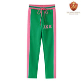 AKA Green Air Tech Fleece Warm Up Pants